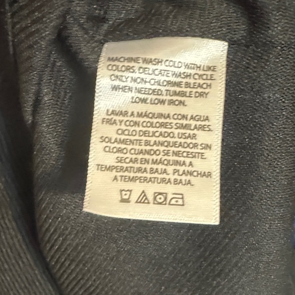 George Women's Top in Blue and Black Pattern - Picture 3 of 5